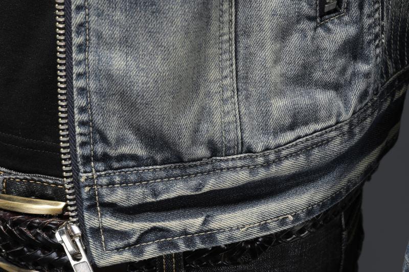 SK1 Denim Biker Jacket