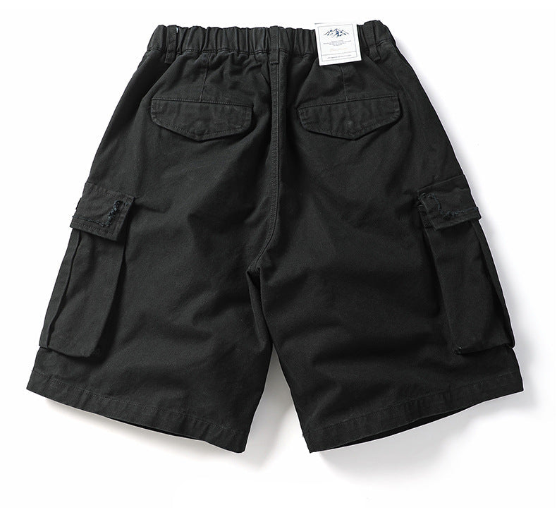 Urban Distressed Camo Shorts