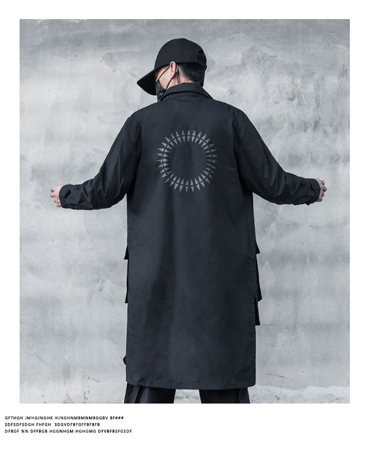 Black Long Overshirt Jacket
