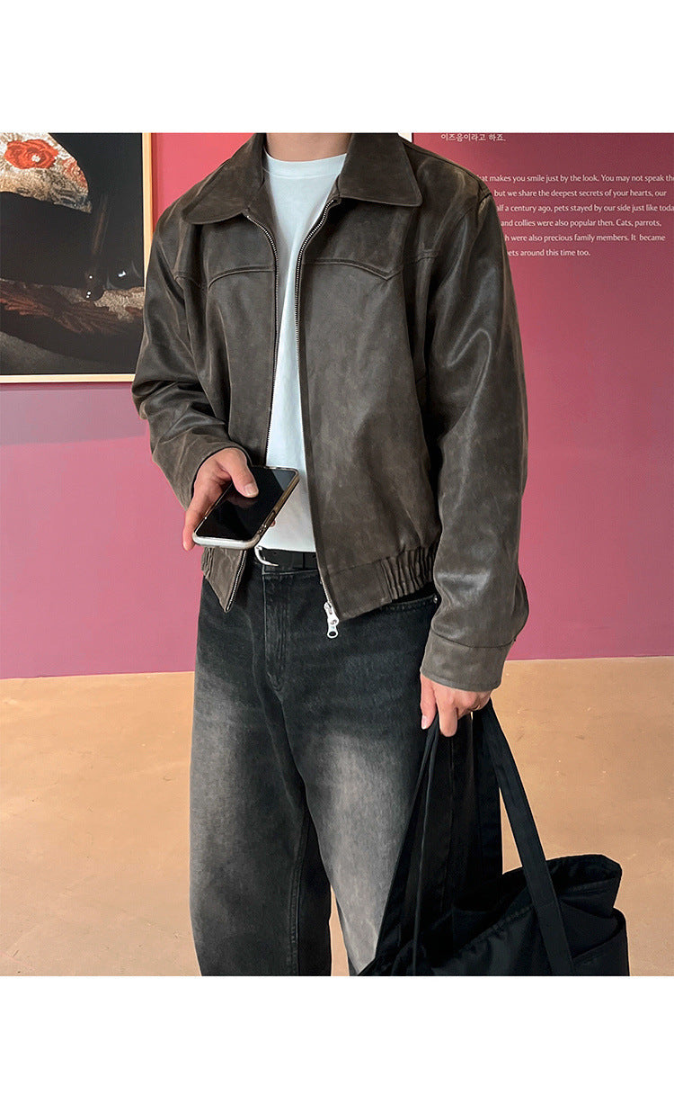 Vintage K Leather Jacket