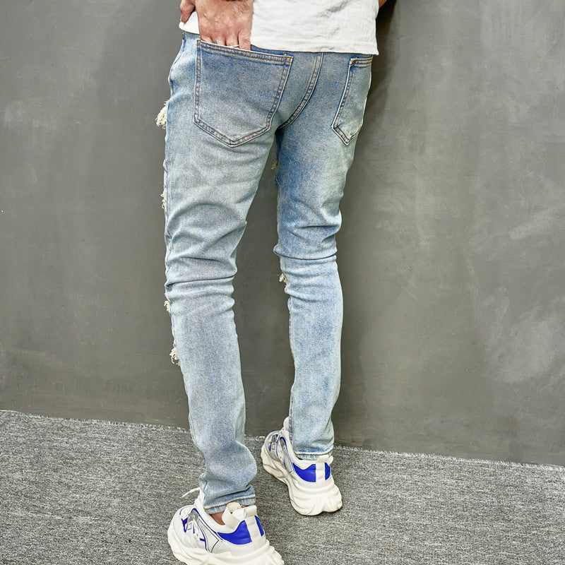 Distressed HighStreet Blue Skinny Jeans