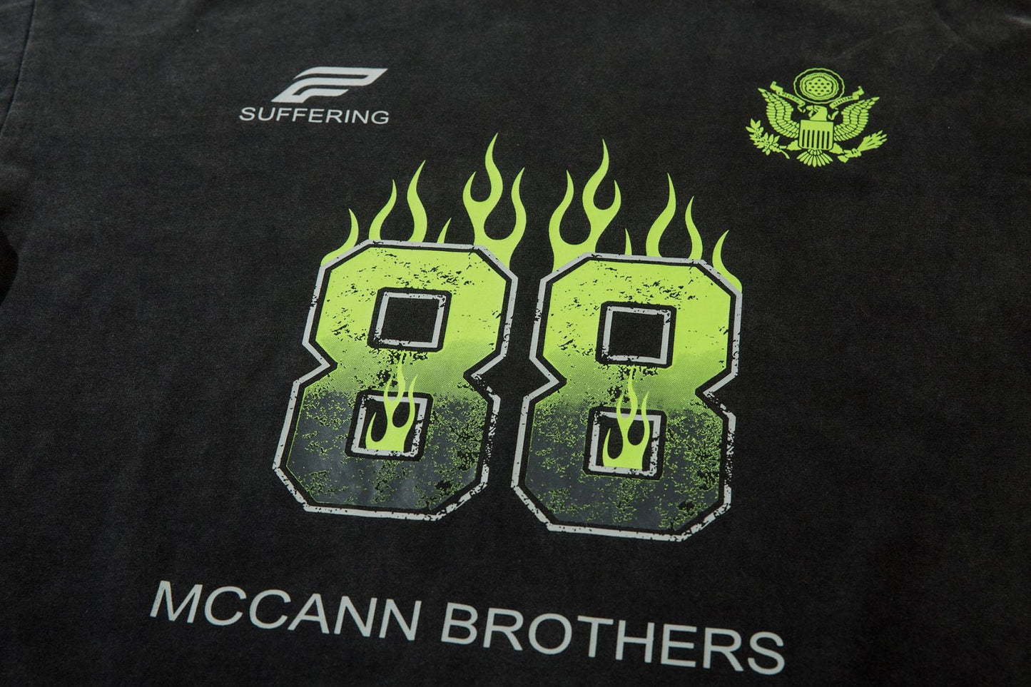Green Flame '88' Long Sleeve Tee