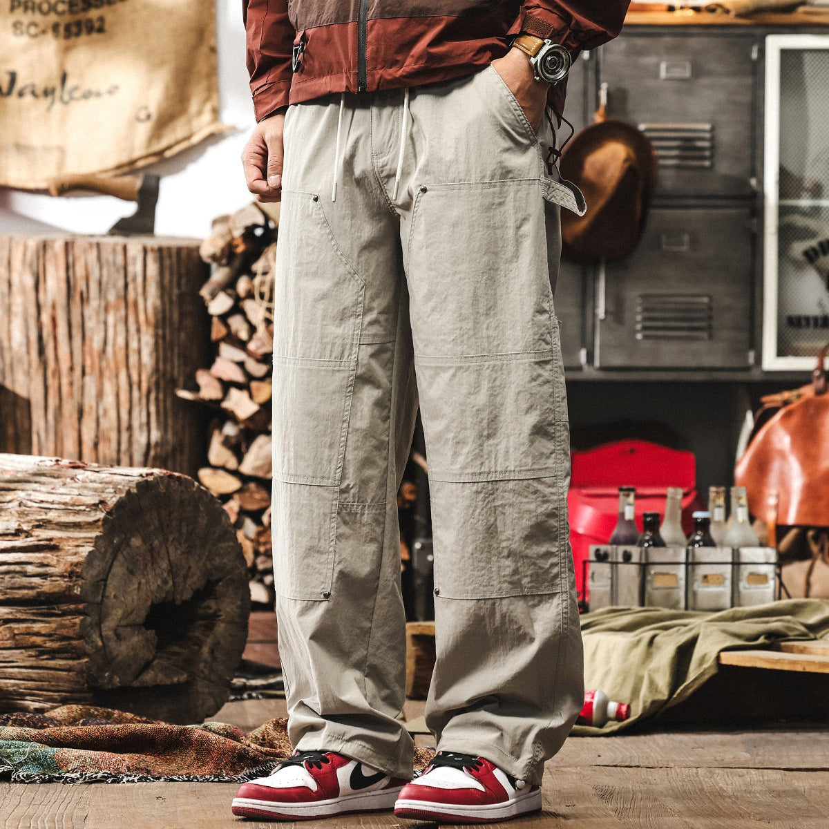 Nylon Carpenter Pants