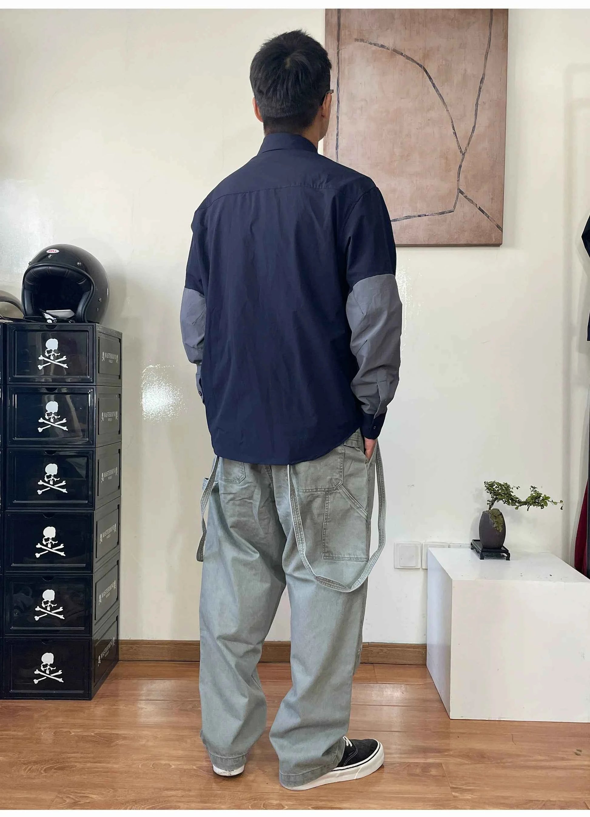 Japanese Camouflage Style Cargo Wide Leg Pants
