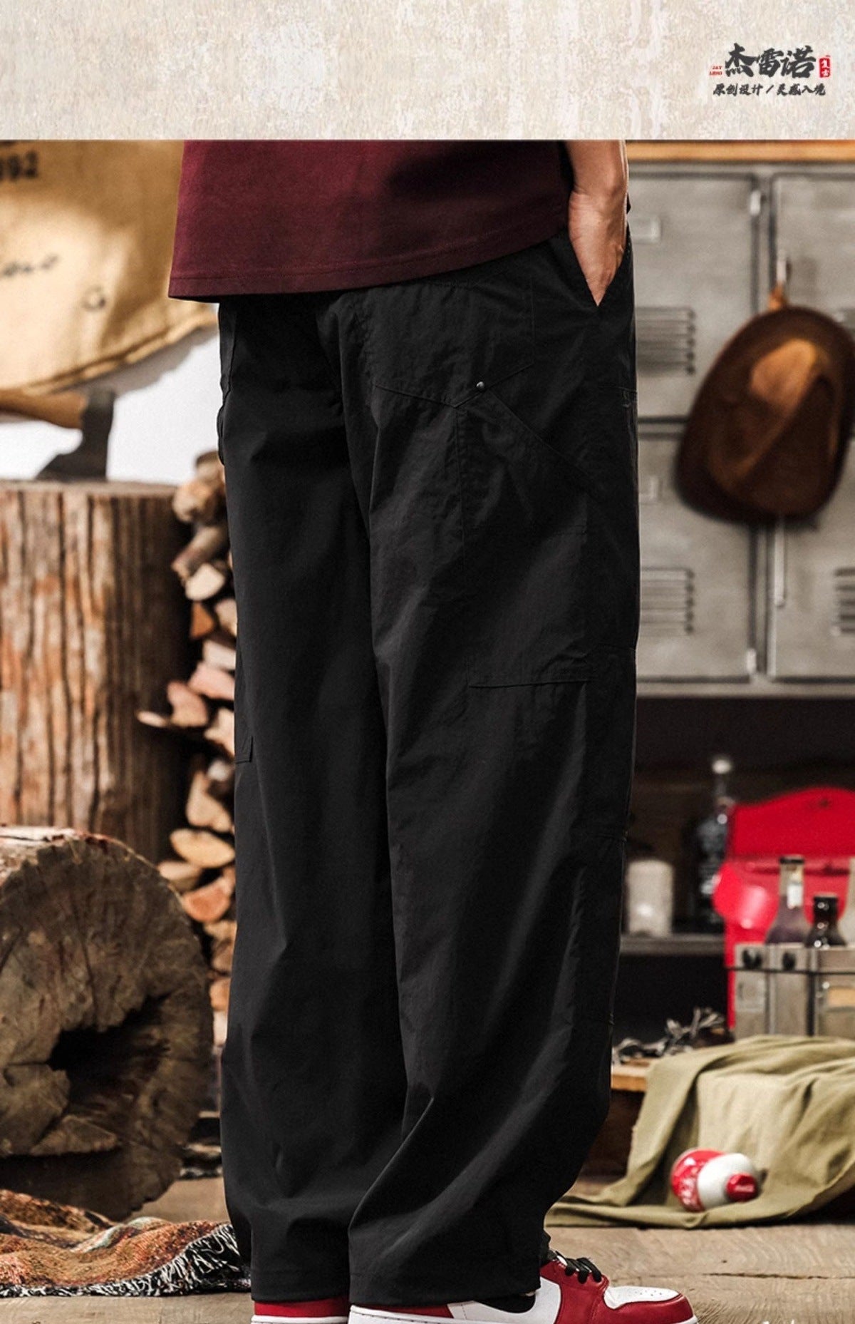 Nylon Carpenter Pants