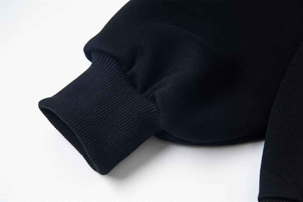 Unique Breathable Zipper Button Hooded Sweatshirt