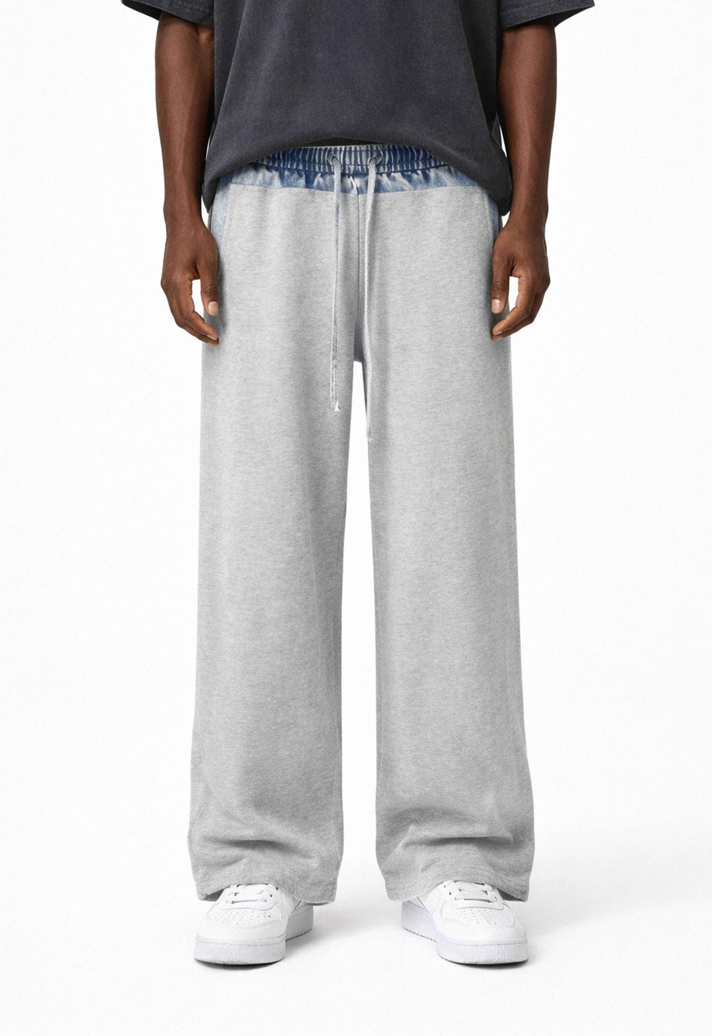 DENIM HEATHER SWEATPANTS