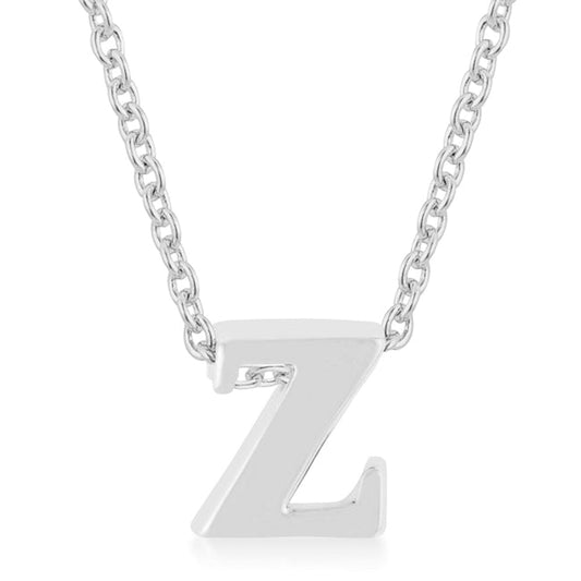 Finish Initial Z Pendant