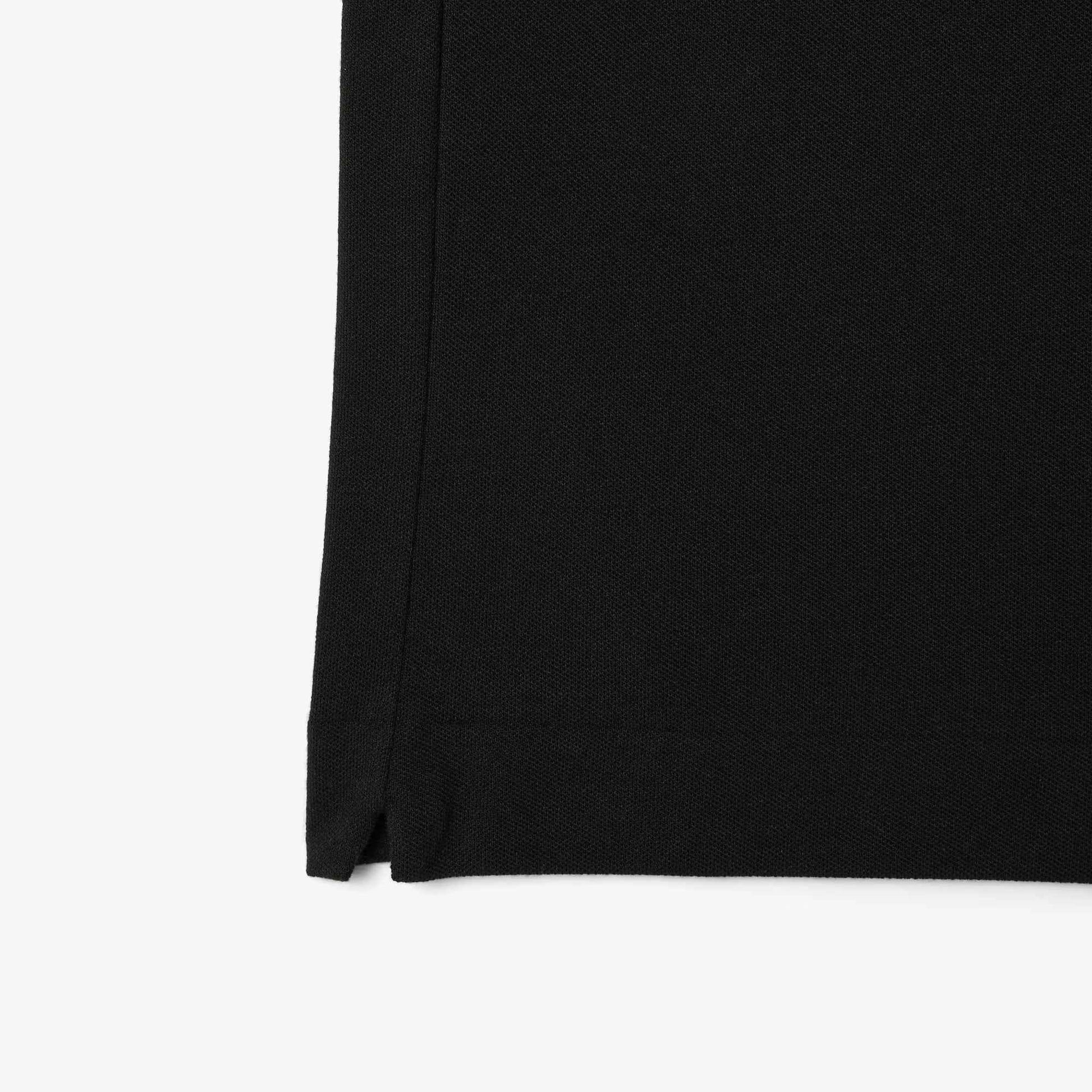 Lacoste Mens Light Pique Polo - Black