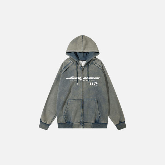 Zip Up Hoodie Omniscient Blue