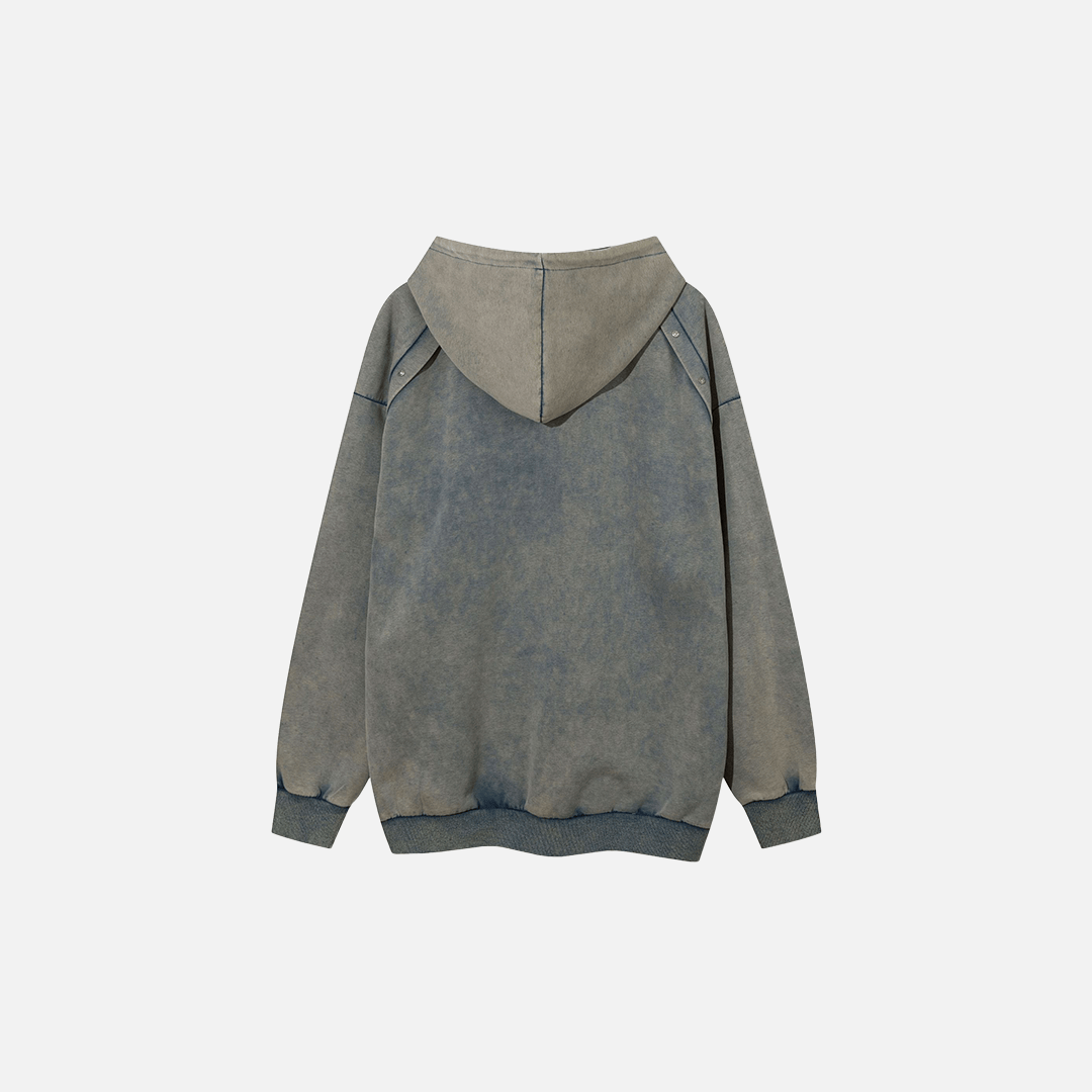 Zip Up Hoodie Omniscient Blue