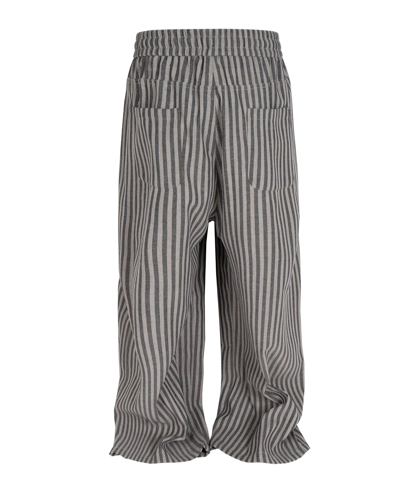 GREY STRIPED LOUNGE PANTS (UNISEX)