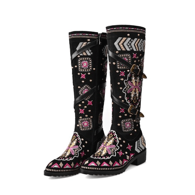 Panema Women's Western Winter Boots - Luxuryurbanwear