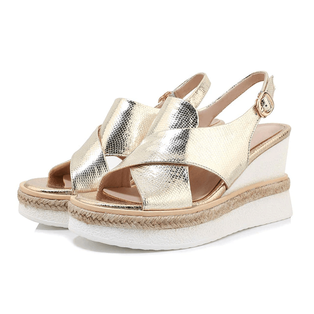 Peniche Women's Elegant Wedge Sandal