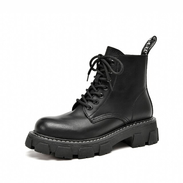 Peniche Women's Faux Fur Ankle Black Boots