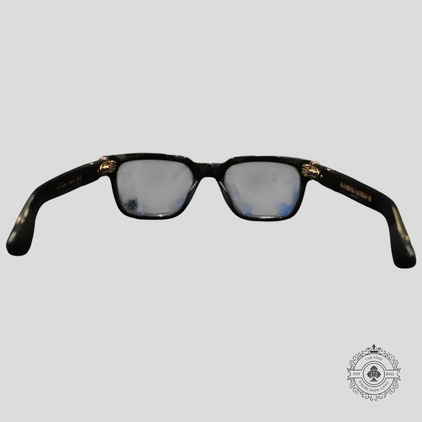 Chrome Hearts Pen 15 Glasses in Black/Gold