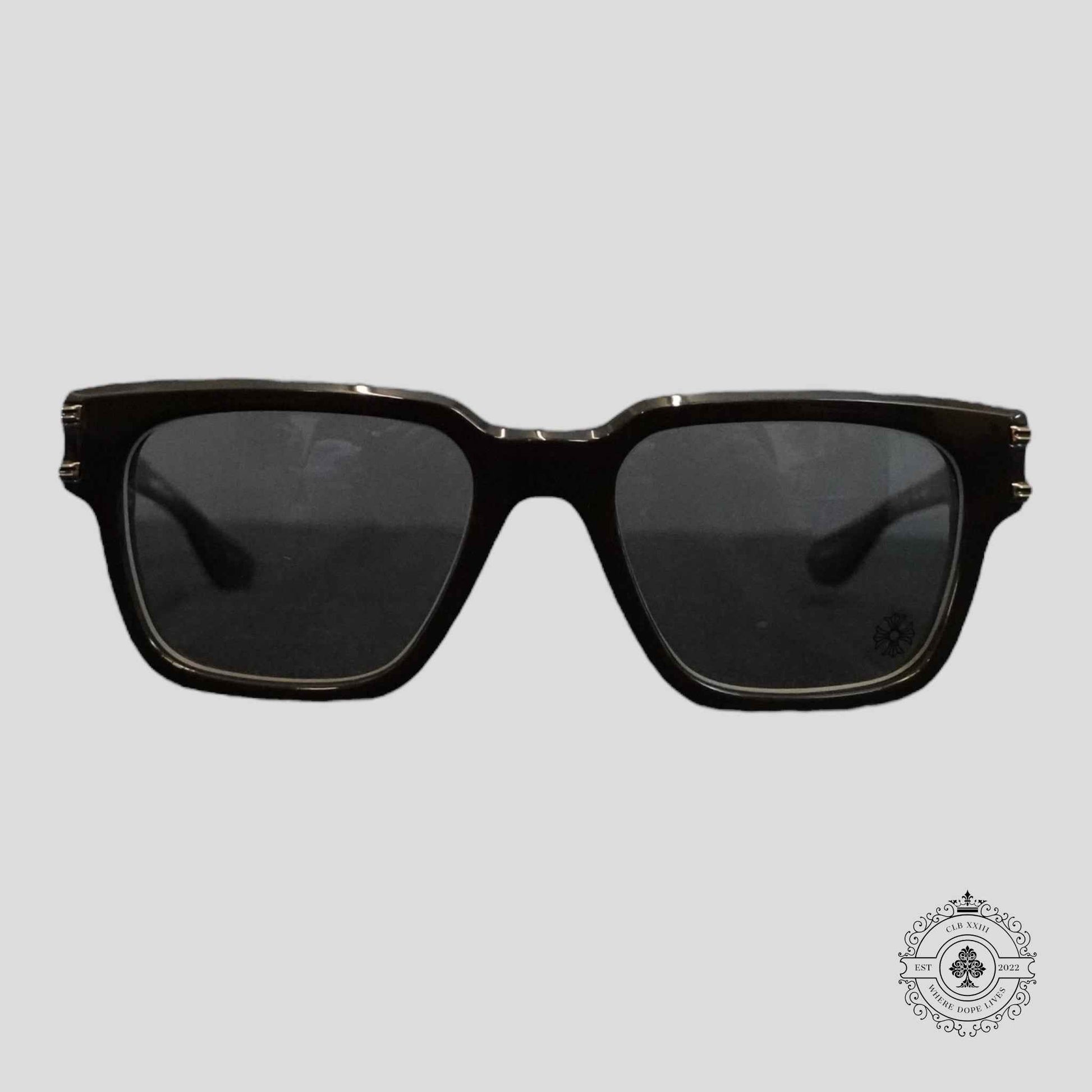 Chrome Hearts Bulge Glasses in Brown/Gold