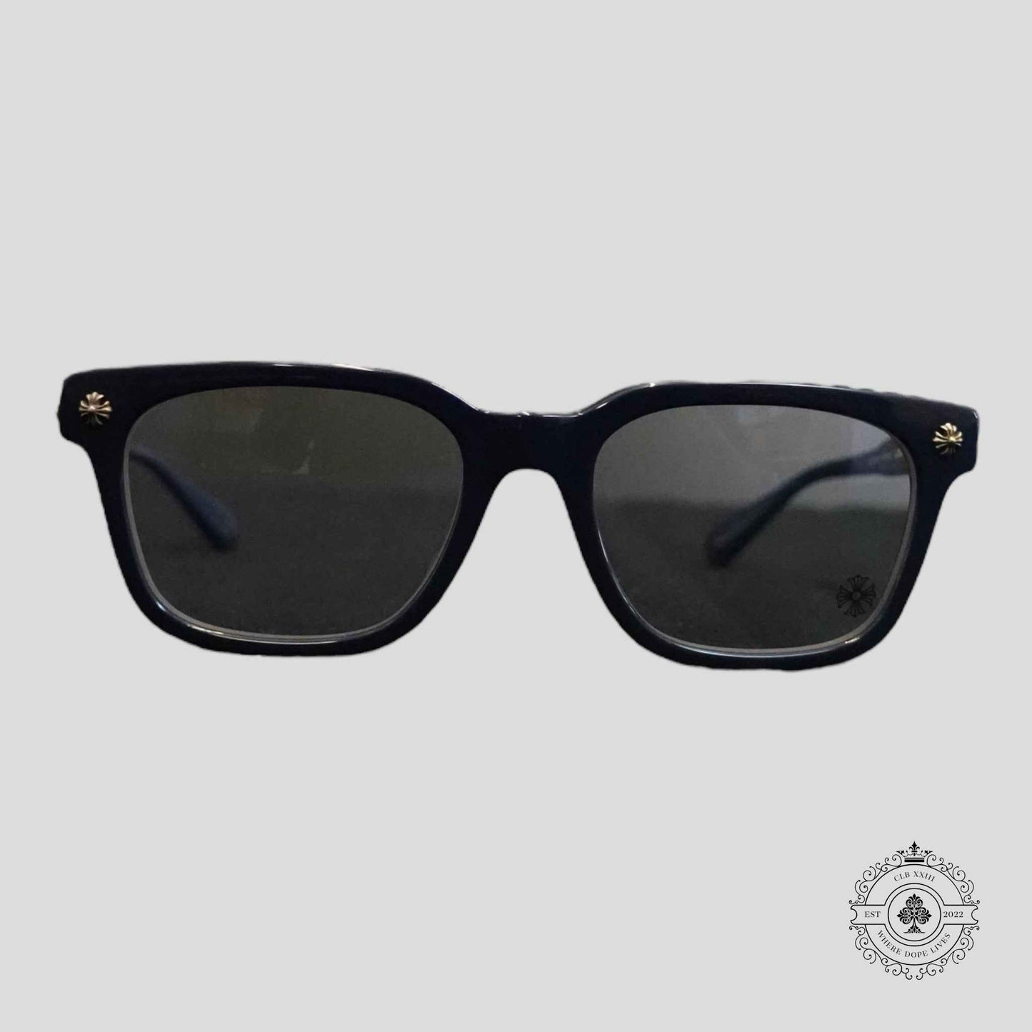 Chrome Hearts Cox Ucker Sunglasses in Blue/Silver