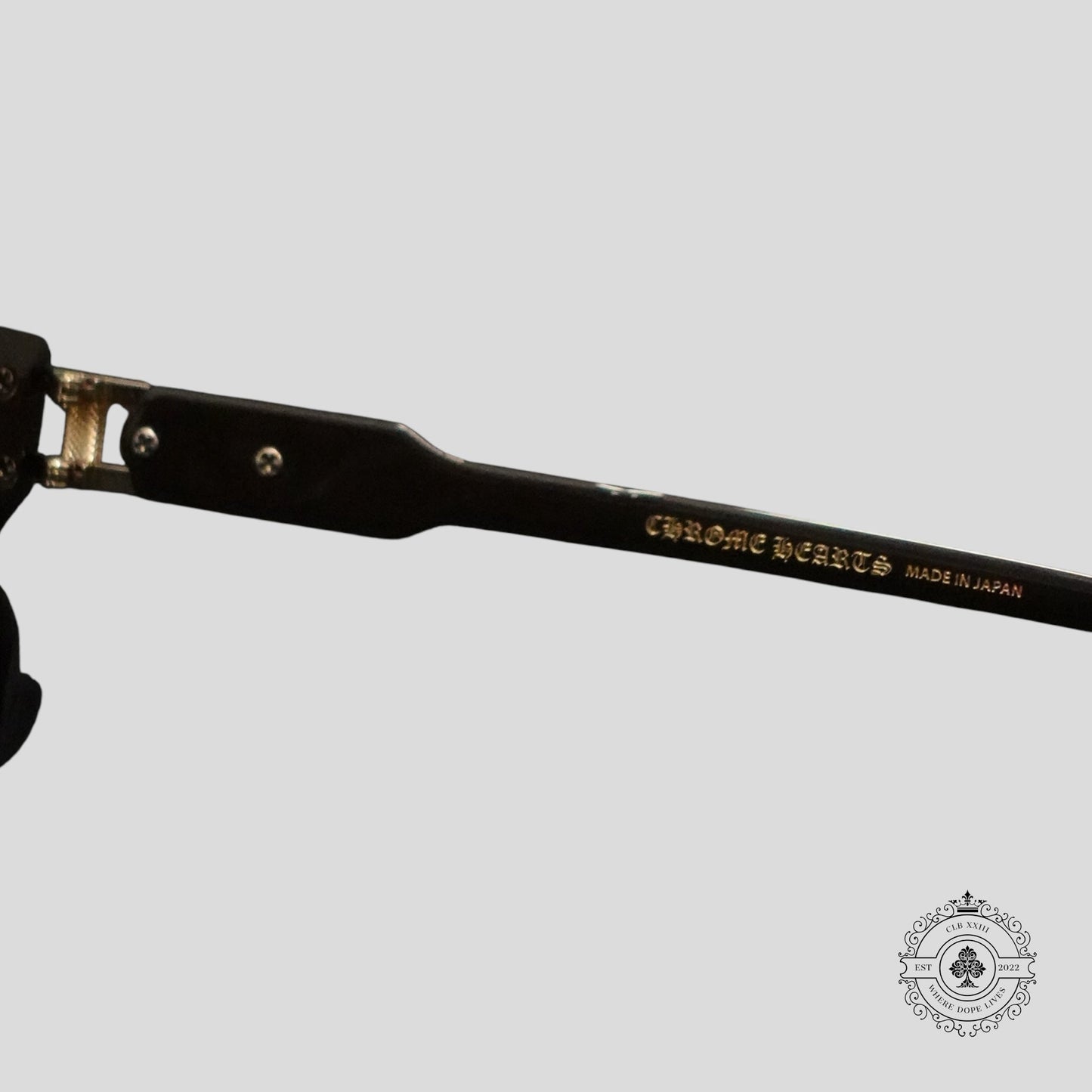 Chrome Hearts Bulge Sunglasses in Brown/Gold