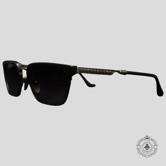 Chrome Hearts See U Next Tuesday Glasses in Black/Silver