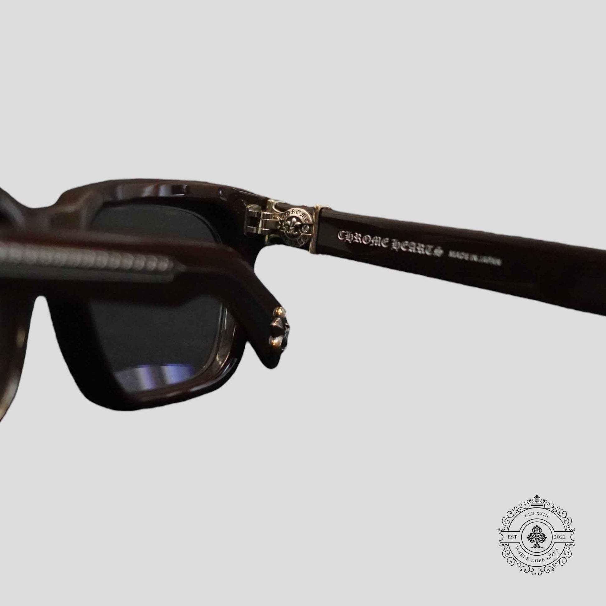 Chrome Hearts See You In Tea Sunglasses in Brown/Silver