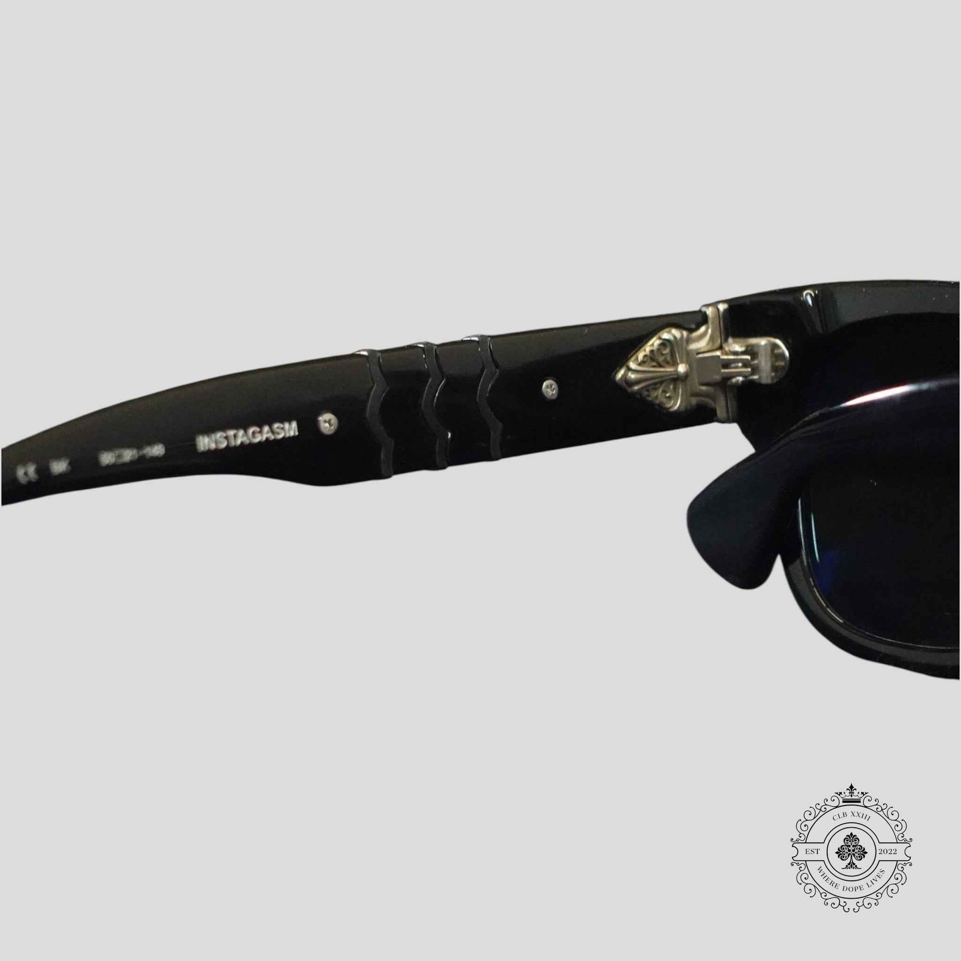 Chrome Hearts Instagasm Glasses in Black/Silver