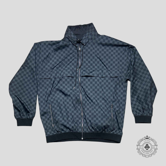Louis Vuitton Reversible Checkered Damier Windbreaker in Black
