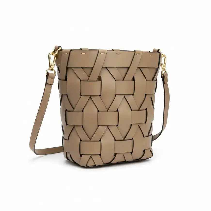 THE ZENOBIA WOVEN BUCKET BAG (FINAL SALE)