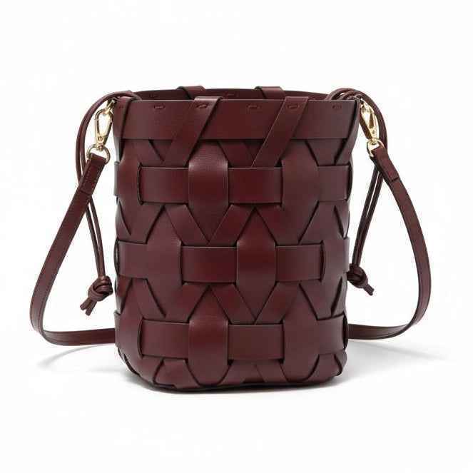 THE ZENOBIA WOVEN BUCKET BAG (FINAL SALE)