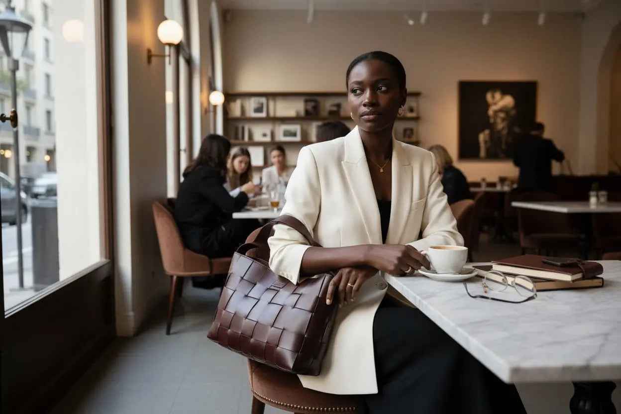 THE JOSEPHINE WOVEN TOTE (FINAL SALE)
