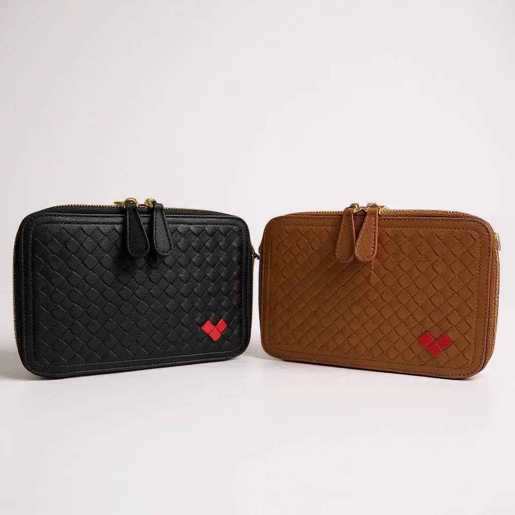 THE ROSETTA WOVEN HEART CROSSBODY(FINAL SALE)