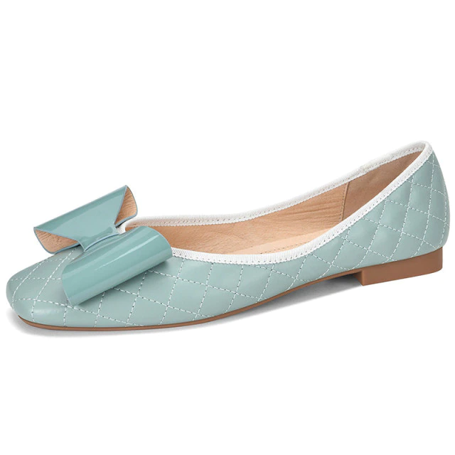 Pricilla  Women's Comfortable Flat Leather Shoes - Luxuryurbanwear