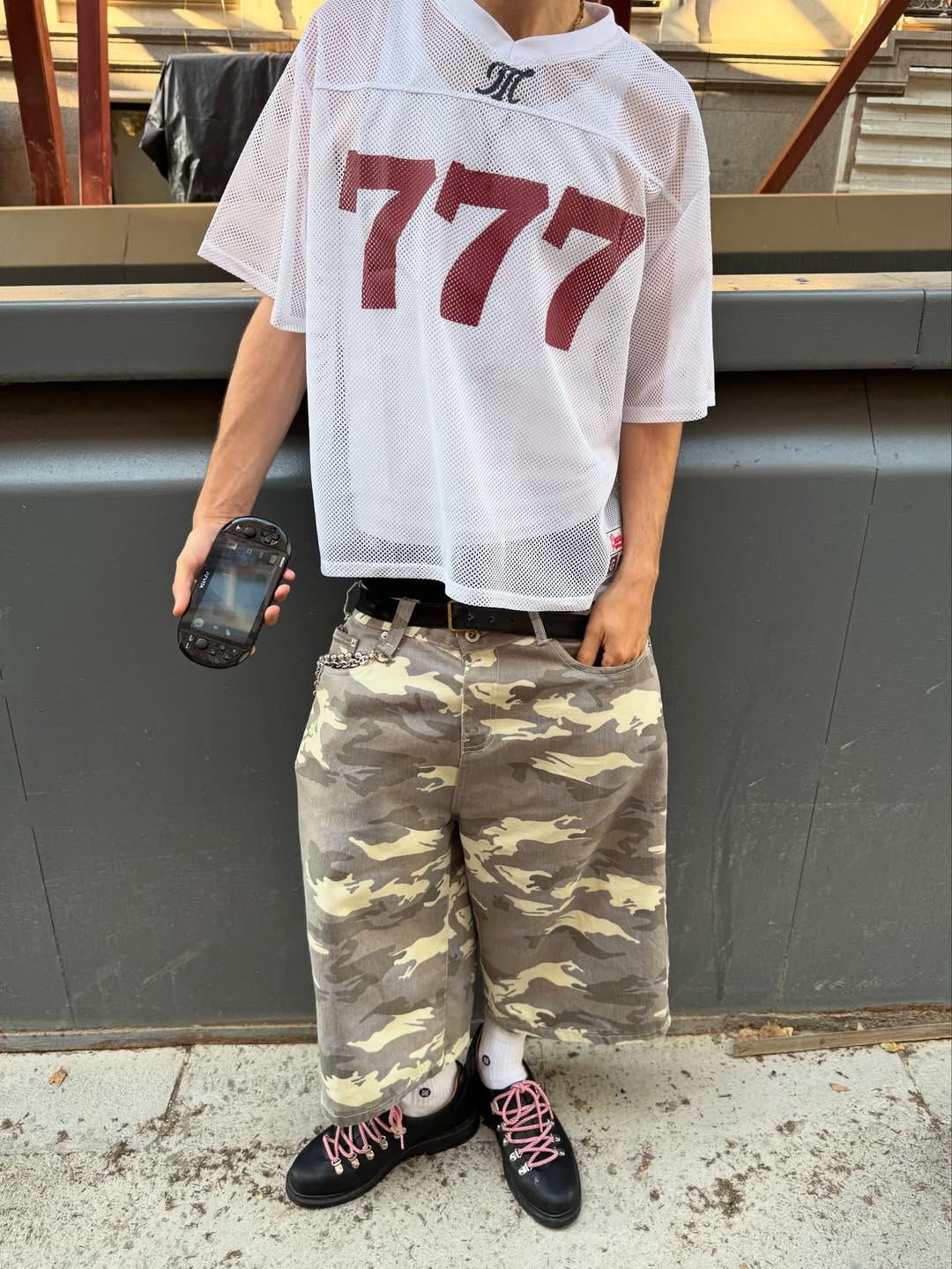 Mesh 777 | Oversized Jersey - Luxuryurbanwear