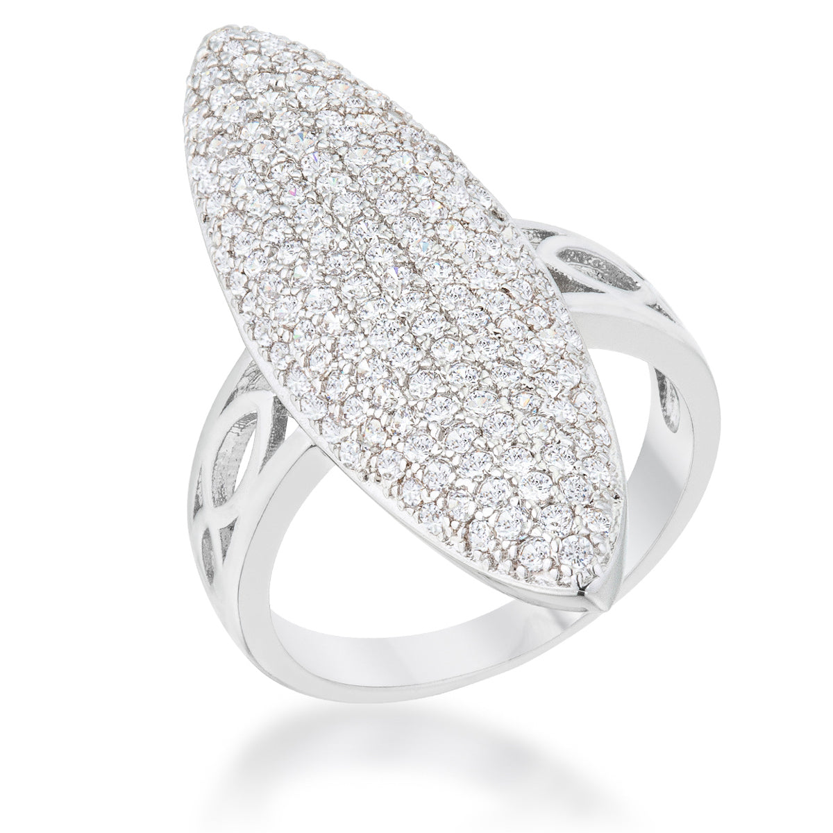 Bella 2.3ct CZ Contemporary Cocktail Ring
