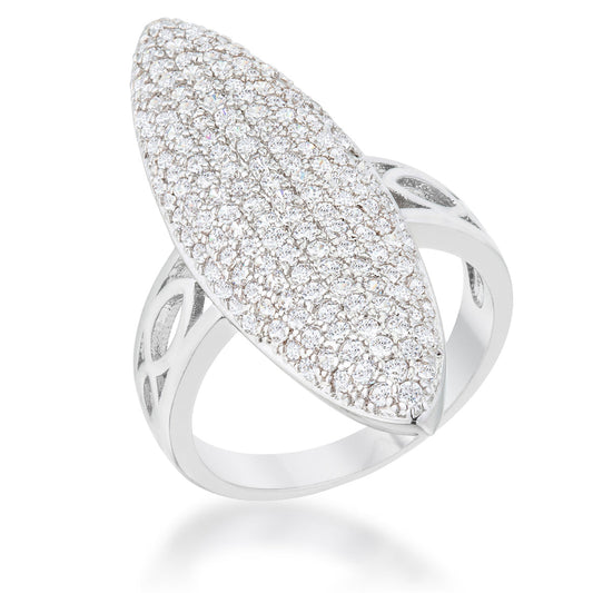 Bella 2.3ct CZ Contemporary Cocktail Ring