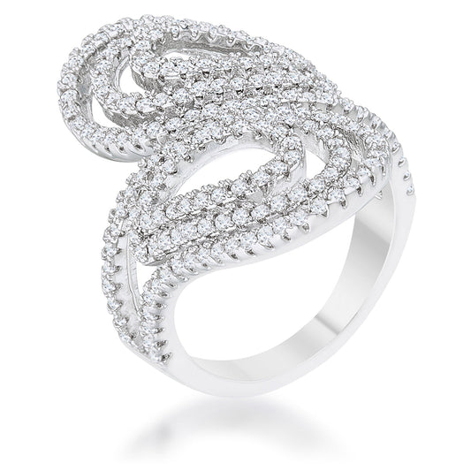 Serina 1ct CZ Pave Circle Ring