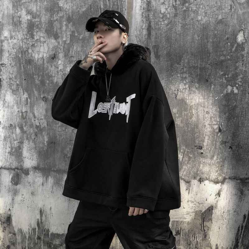 Rabbit Ears Hoodie Oversized streetwear Hoodies
