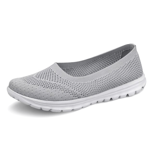 Roberta Women's Fashion Breathable Mesh Loafers Black Shoes