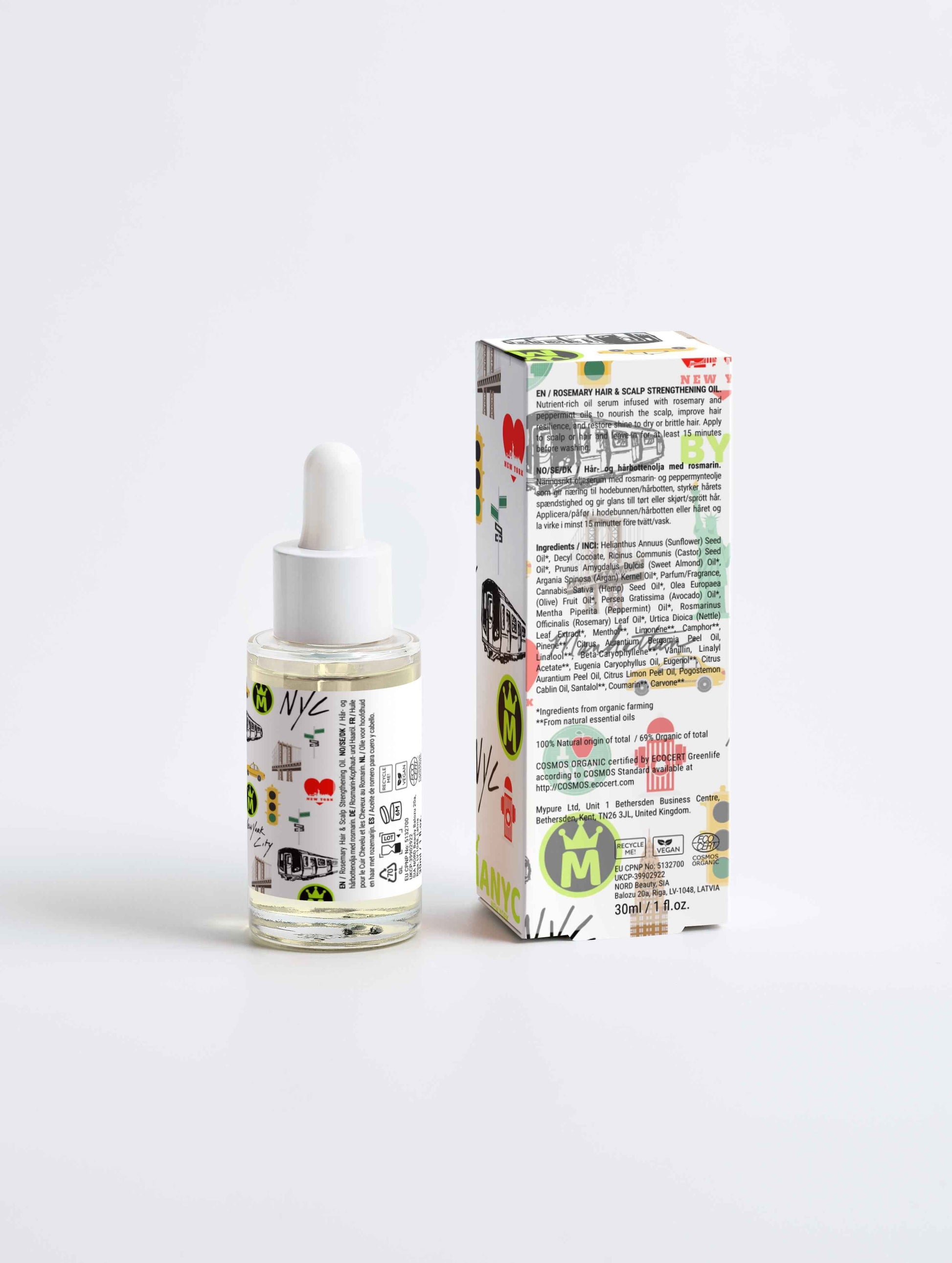 Rosemary Hair & Scalp Strengthening Oil BYMANYC ® New York – Superior Nourishment and Shine