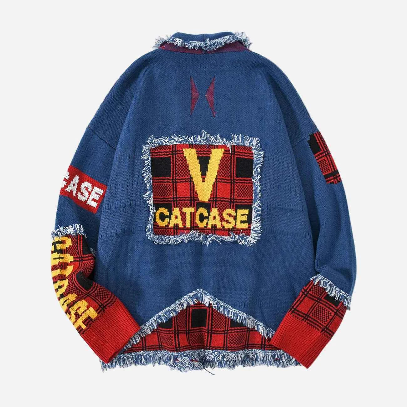 Oversized Vintage Relaxed Fit Knitted Cardigan