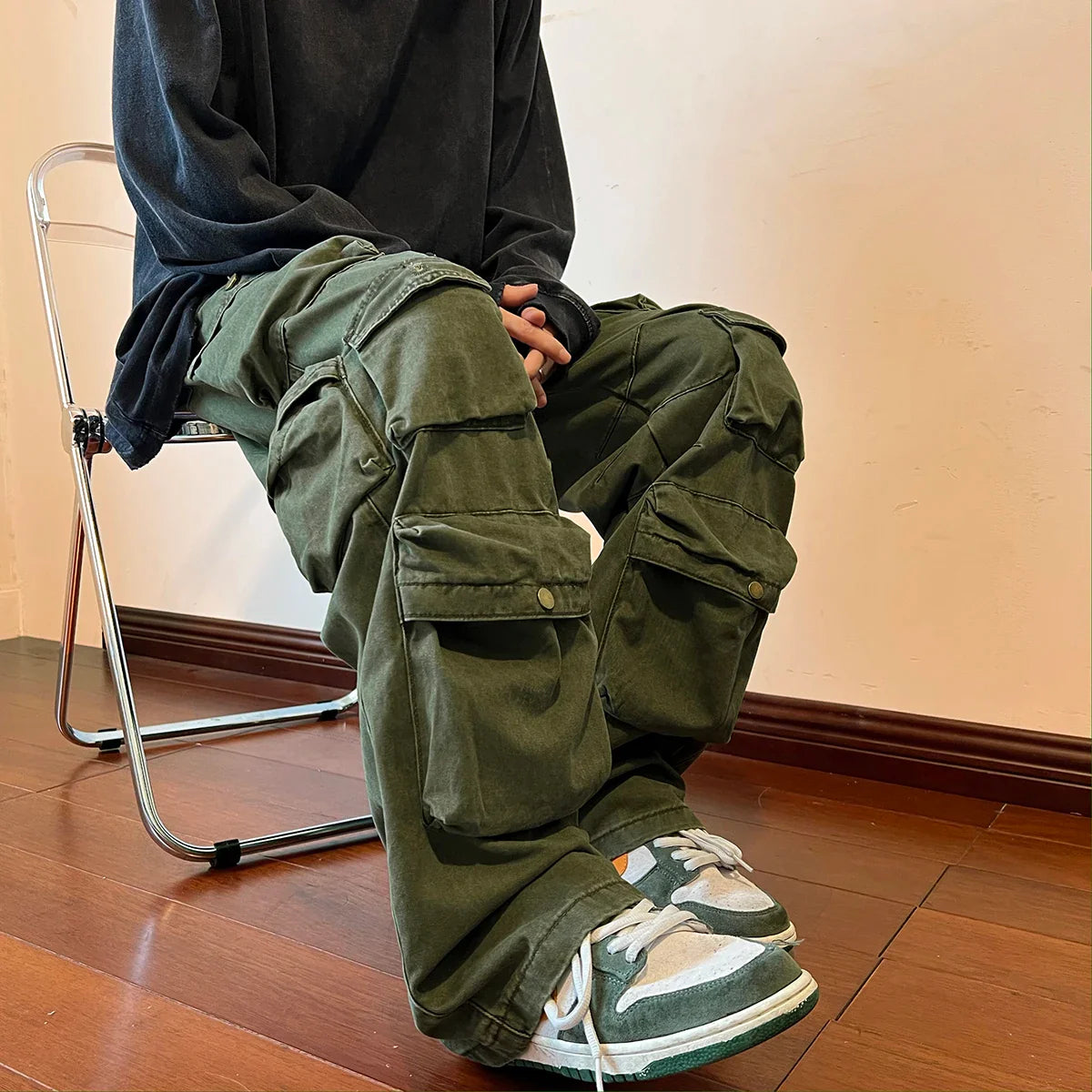 Baggy Style Multi-pockets Tooling Pants