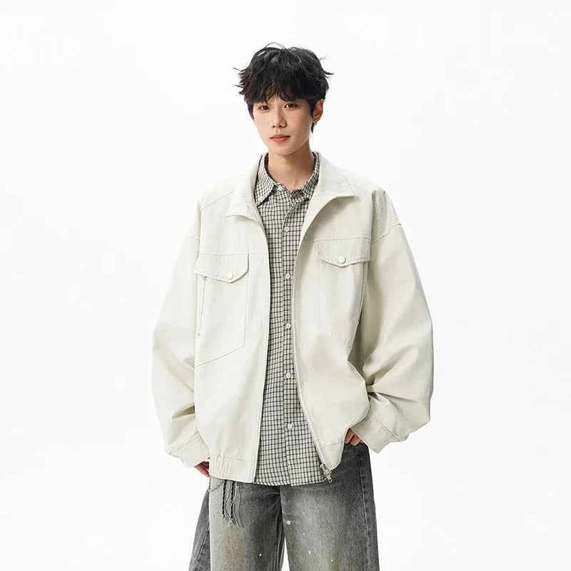 Fashionable American Retro Loose Fit Denim Jacket