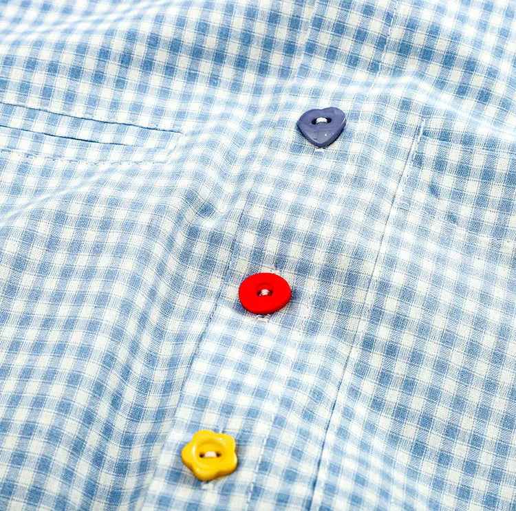 Premium Plaid Lapel Summer Short Sleeve Shirt