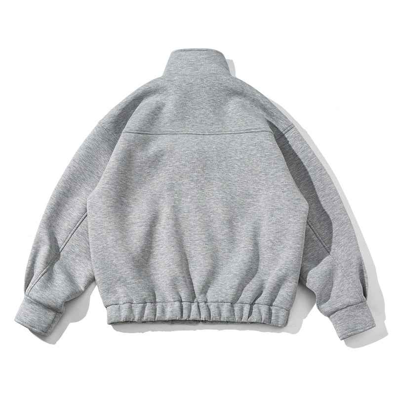 Y2K Spring Oversized Solid Color Cotton Jacket
