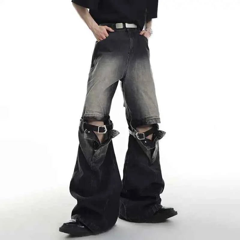 Vintage American Style Micro Flared Jeans