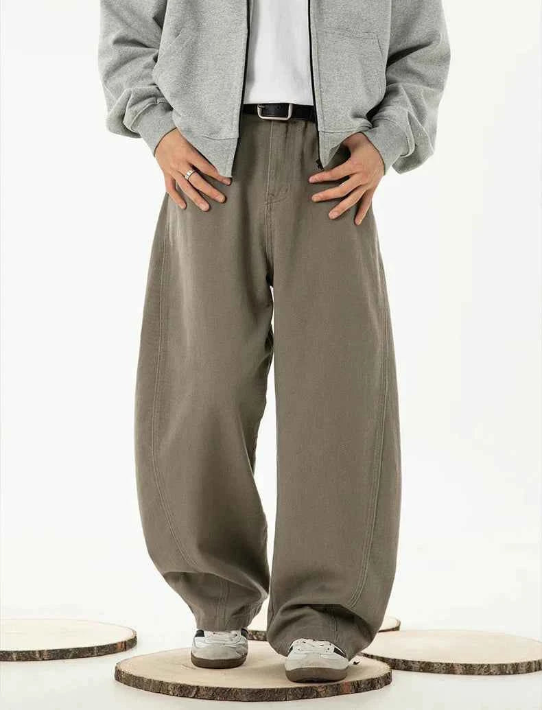 Y2K Vintage Cotton Relaxed Fit Casual Pants