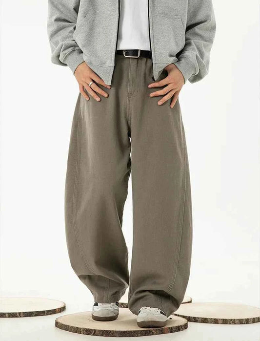 Y2K Vintage Cotton Relaxed Fit Casual Pants