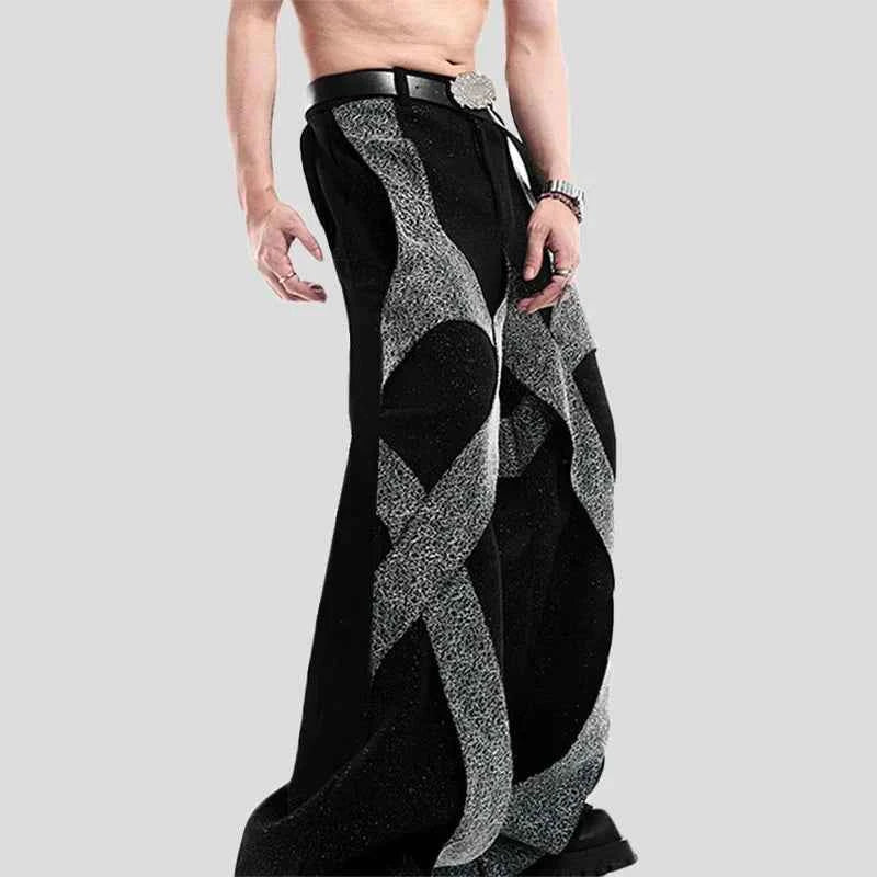 Sparkling Korean Style Deconstructed Trousers