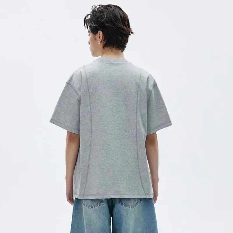 Elevated Solid Color Loose Short Sleeve T-Shirt