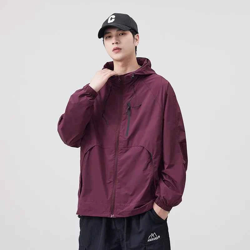 Breathable Waterproof Sunscreen Hooded Jacket